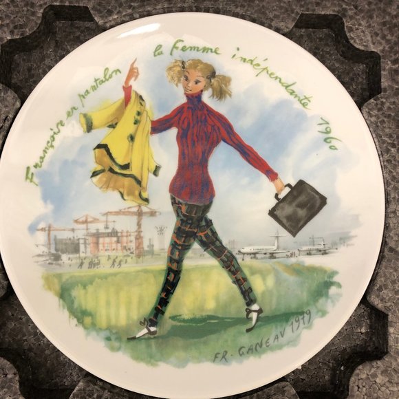 1960 Ganeau's Women of the Century Porcelian COA - Picture 1 of 8